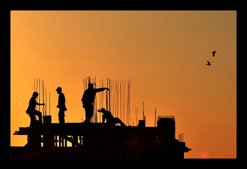 Arbeiter am Tag der Arbeit HD-Hintergrundbild