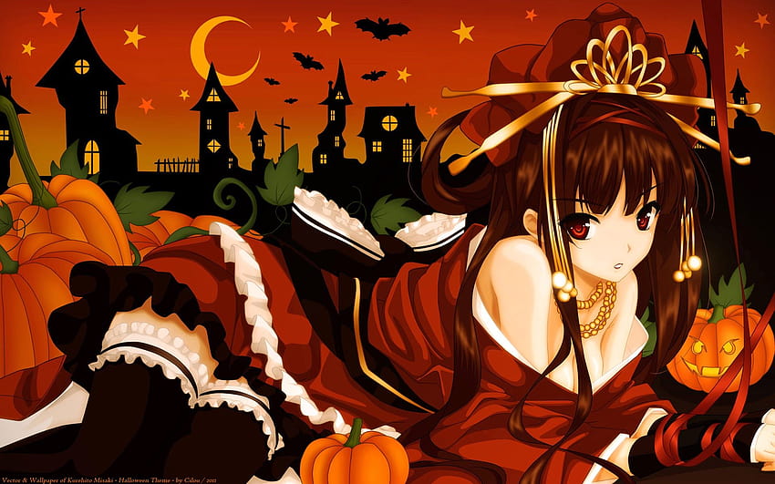 Anime Halloween Co Play Idea PNG Image With Transparent Background | TOPpng