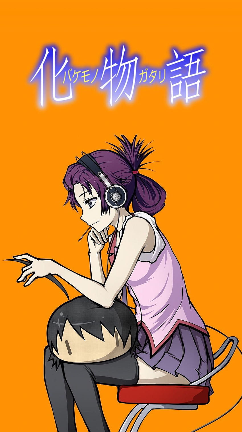 Here's an iPhone I threw together. Credit goes to paxiti on deviantart for the awesome hitagi drawing. : araragi, senjougohara iphone HD phone wallpaper