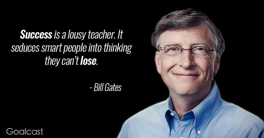 Bill Gates'in Hayatta Nasıl Başarılı Olunacağına Dair İlham Veren 28 Sözü HD duvar kağıdı