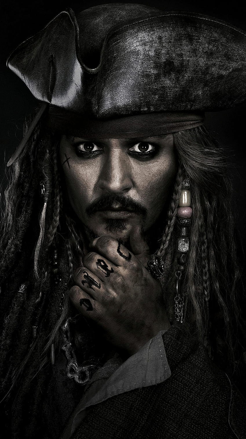 Pirates of the Caribbean: Dead Men Tell No Tales, แจ็ค สแปร์โรว์ โมบาย วอลล์เปเปอร์โทรศัพท์ HD