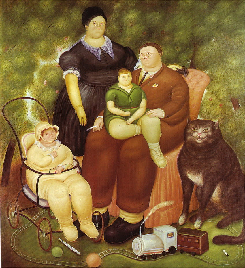 Fernando Botero Paintings 163, Fernando Botero Painting, Oil HD phone wallpaper