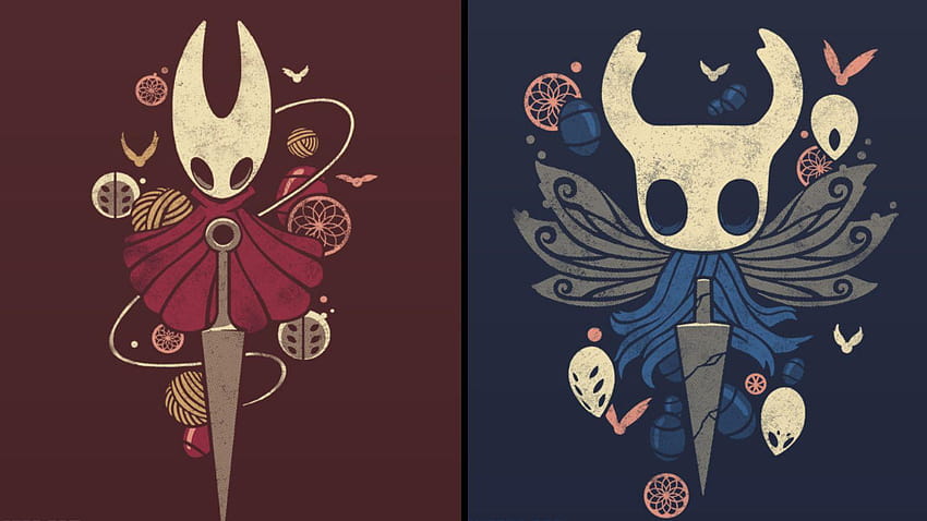 Hollow Knight and Hornet, hollow knight five knights HD wallpaper
