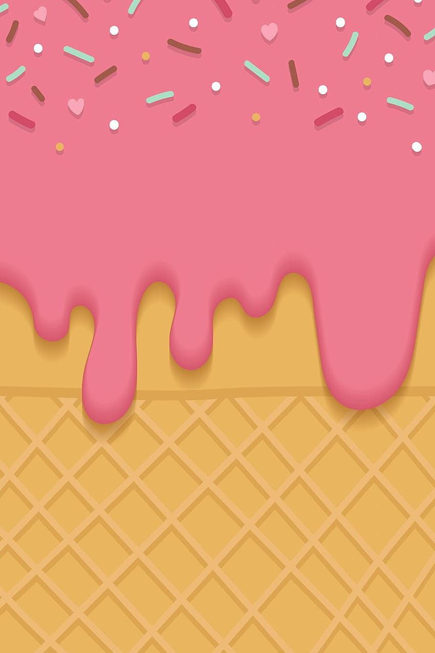 helado rosa fondo de pantalla del teléfono