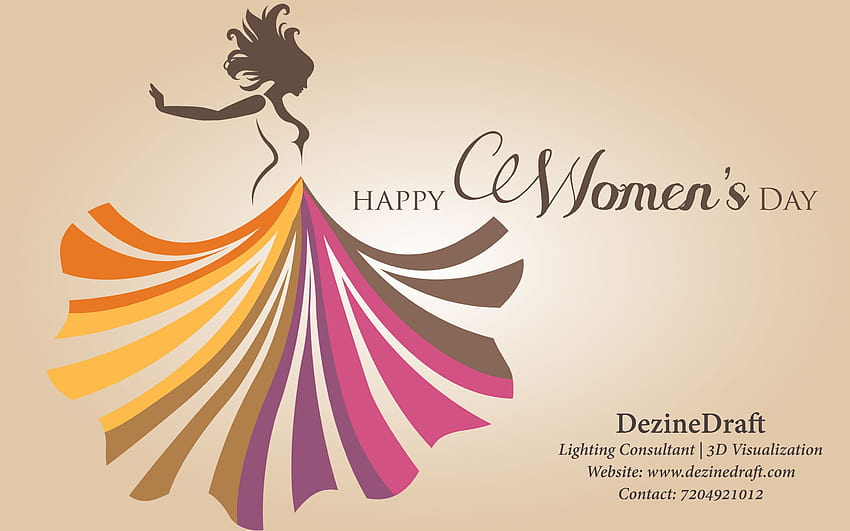 Widmen wir diesen Tag allen Frauen und feiern den Internationalen Frauentag.!, Poster Frauentag HD-Hintergrundbild