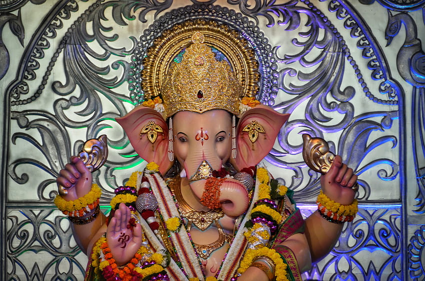 5 Famous Mumbai Ganesh Idols, ganpati murti HD wallpaper