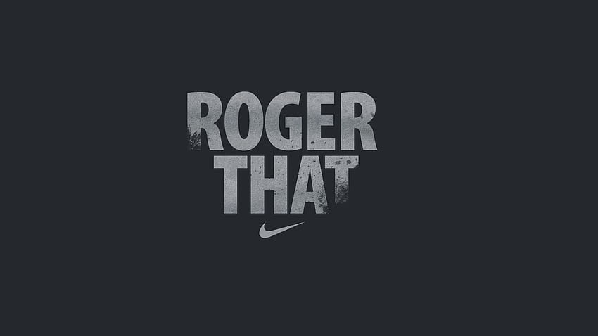 Roger Federer Logo HD wallpaper