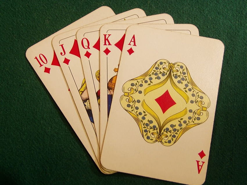 1920x1440 10 ACCE 10 J Q K A Royal Poker Cards. jpg –, cartão de papel de parede HD
