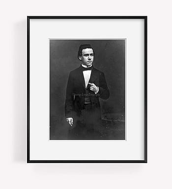 Paul Morphy, American giocatore di scacchi, circa 1858 Foto stock - Alamy