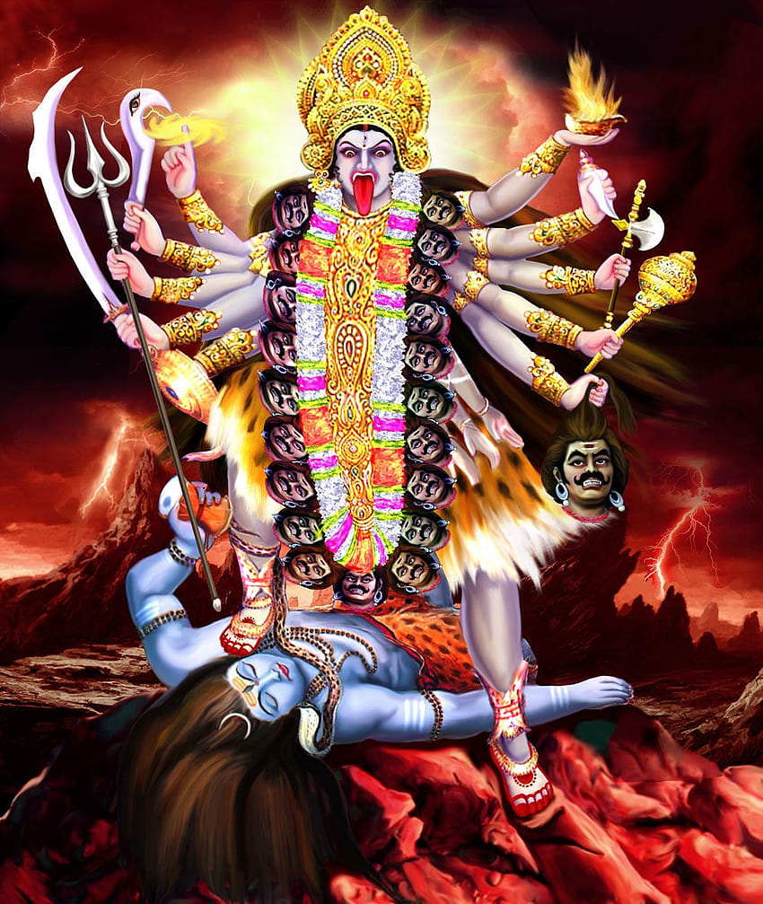 Jai Maa Kali Enviado por, bhadrakali Papel de parede de celular HD