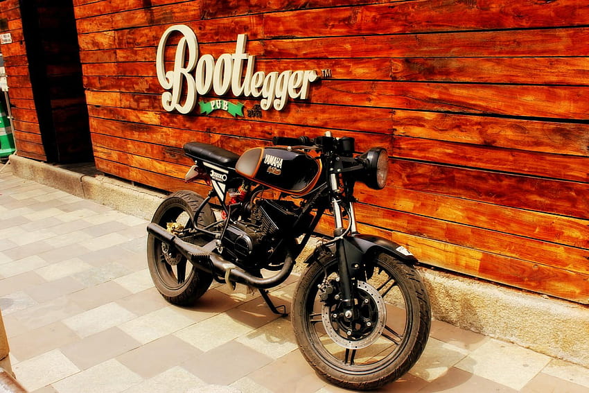 Bangalore based engineer builds a custom Yamaha RX135 Cafe Racer, yamaha rx  135 HD wallpaper | Pxfuel