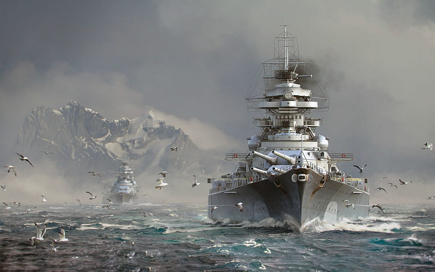 Video Game World Of Warships, military ships cruisers HD wallpaper