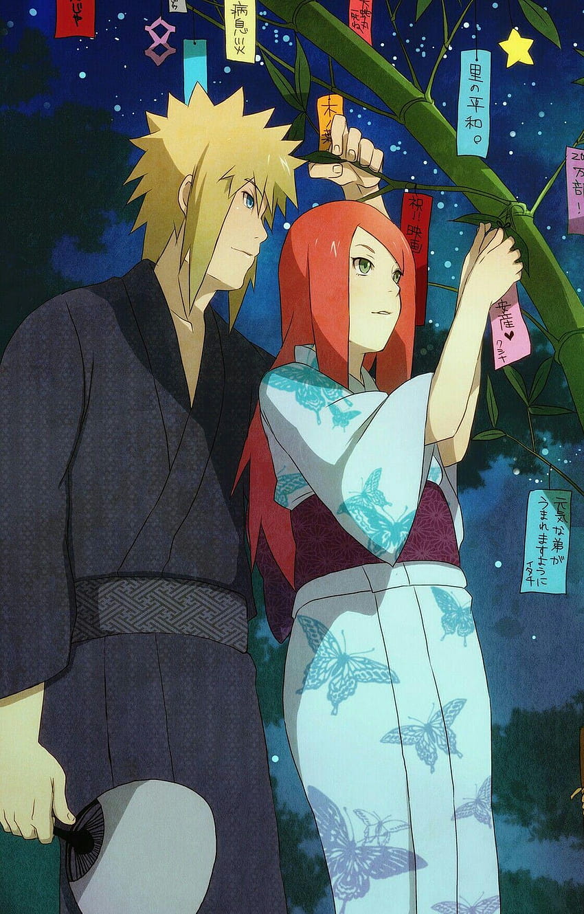 Minato and Kushina; Naruto's mom and dad, naruto mom kushina uzumaki HD phone wallpaper