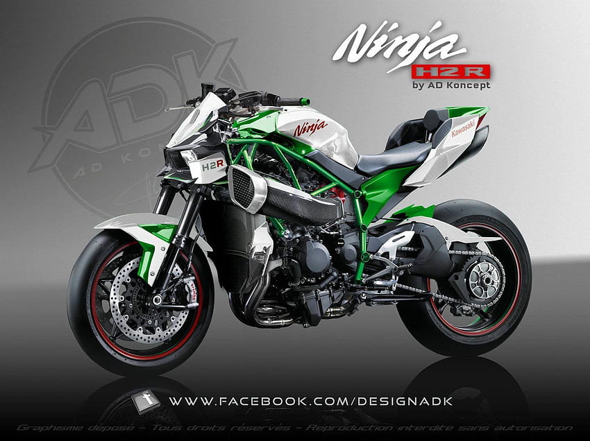 Motorcycle: Kawasaki NINJA H2R and amazing, the ninja h2r HD wallpaper |  Pxfuel