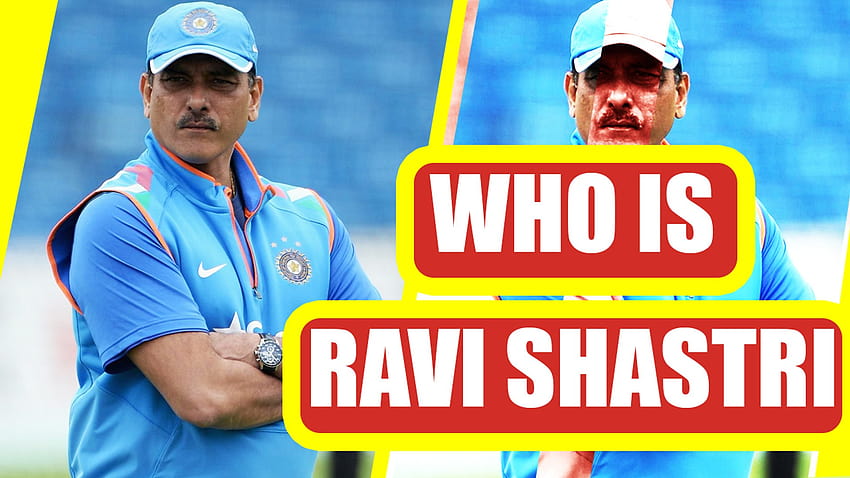 Ravi Shastri, de girador de braço esquerdo, a polivalente, a diretor de equipe e agora treinador principal papel de parede HD
