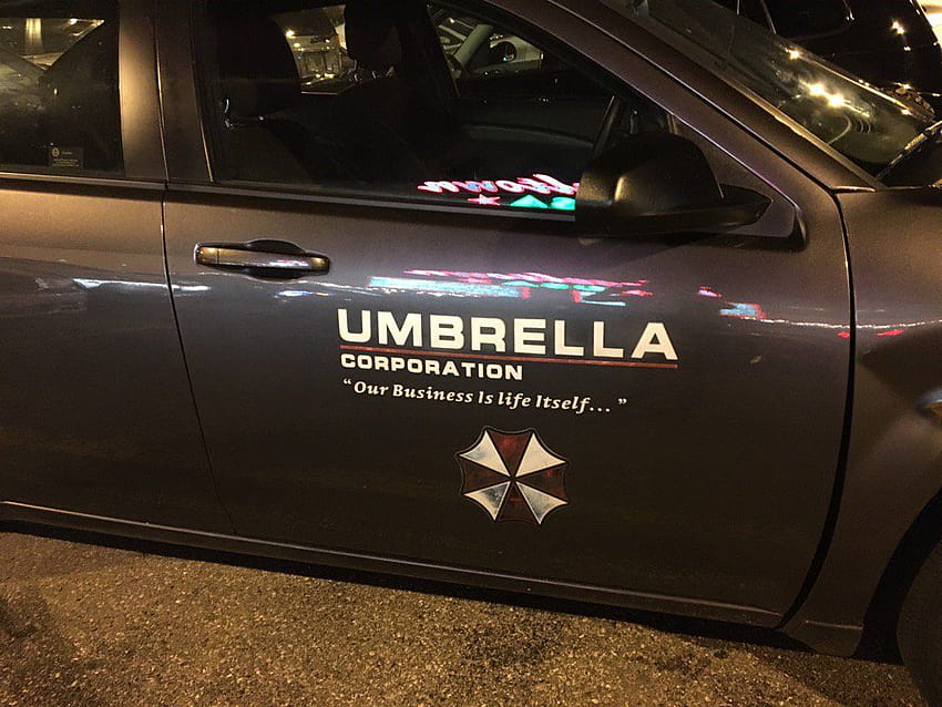 Umbrella Corporation ธุรกิจของเราคือชีวิตของตัวเองรถยนต์ วอลล์เปเปอร์ HD