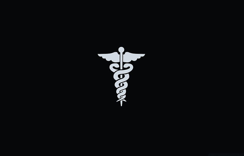 4 Medicina, logo medico Sfondo HD