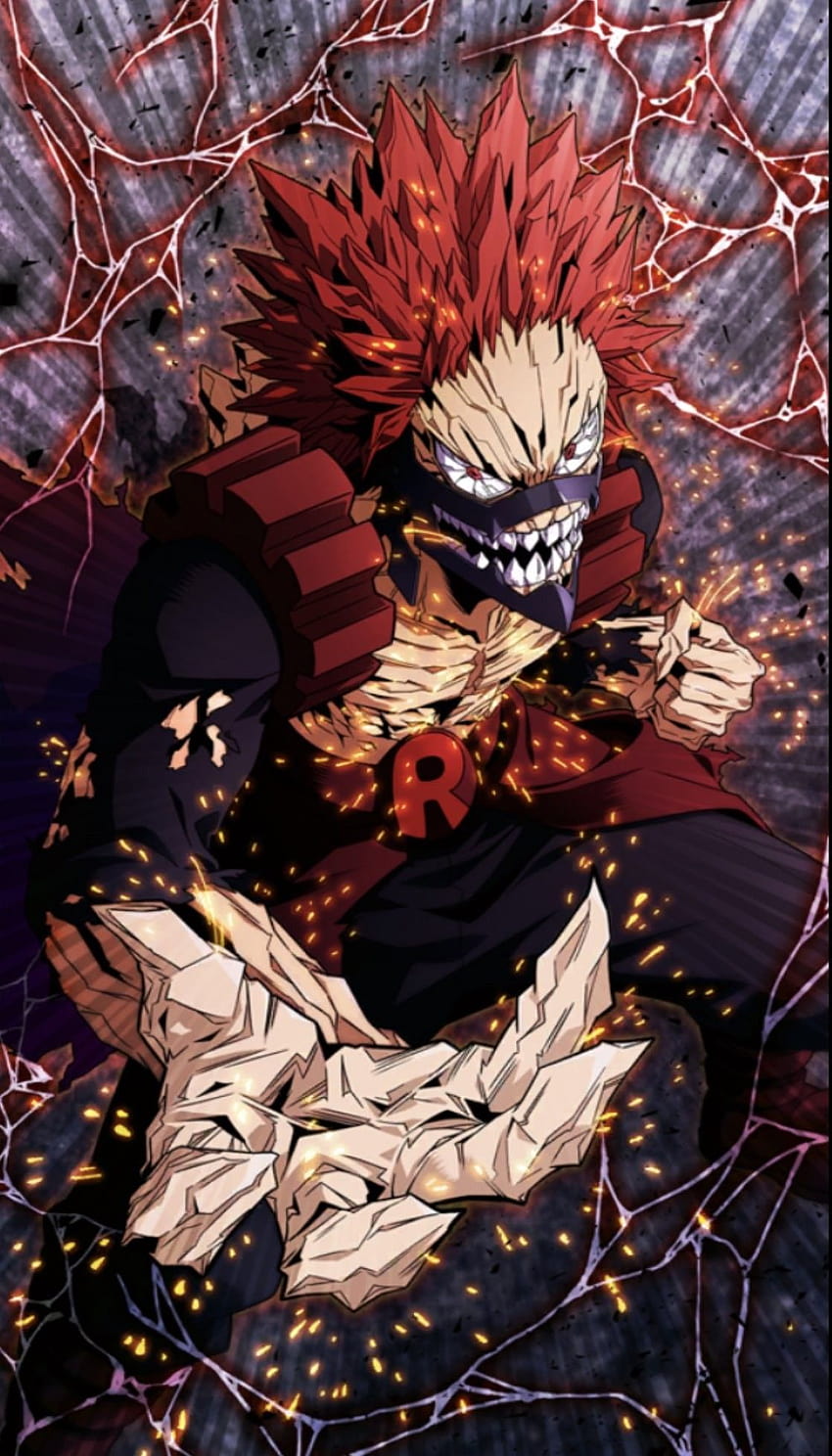 Pin on Anime, red riot unbreakable HD тапет за телефон