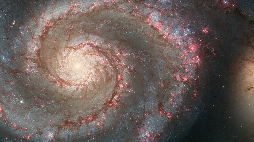 M51, la Galaxia del Remolino [6225 x 2160] : fondo de pantalla