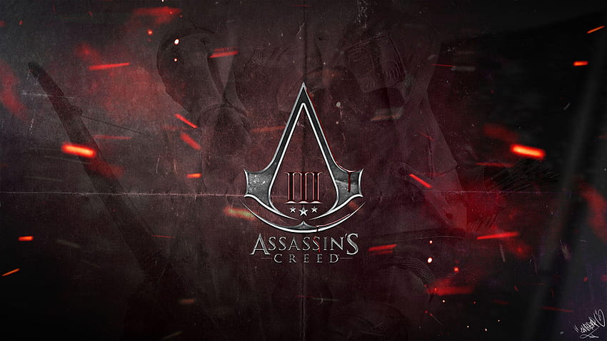 Assassin's Creed 3, assassins creed logo HD wallpaper