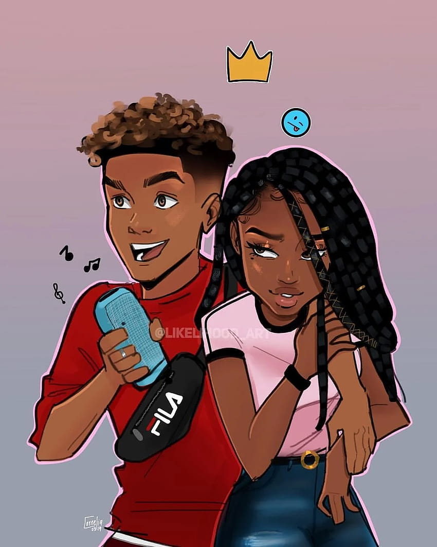 Besties, black girl drawings HD phone wallpaper | Pxfuel