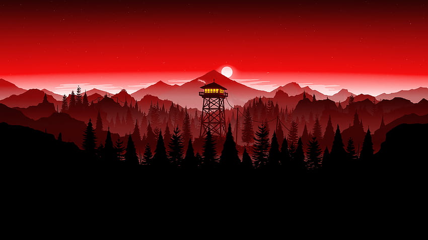 Firewatch Tower, fire tower HD wallpaper
