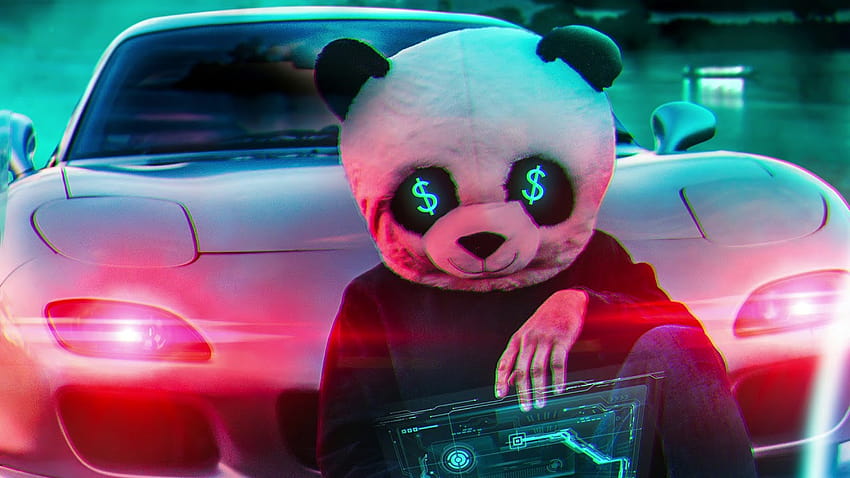 Roberto Kan, angry panda HD wallpaper