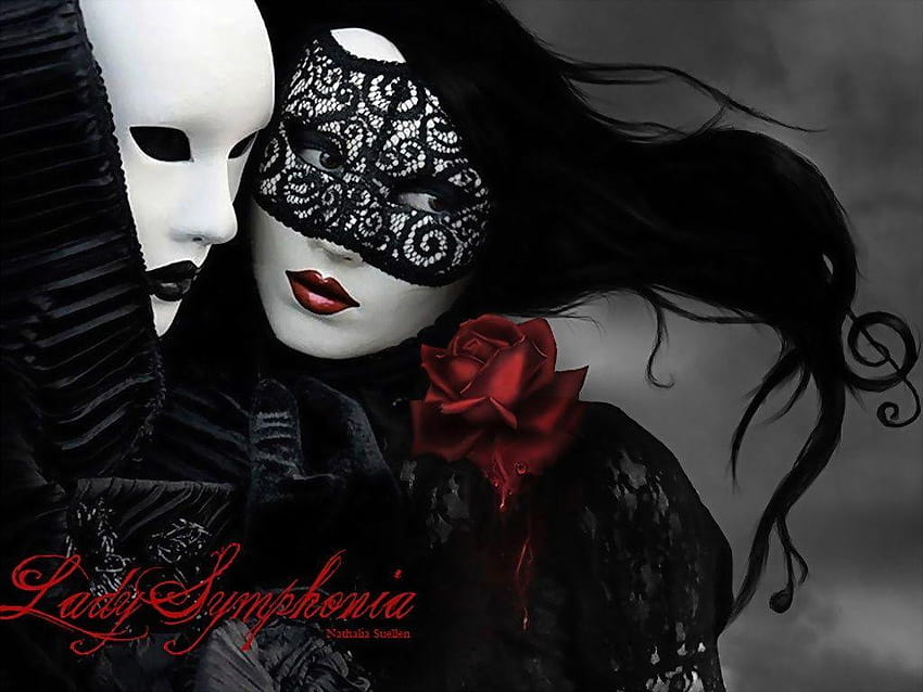Masken Karneval und Maskerade Feiertage, Halloween-Maske HD-Hintergrundbild