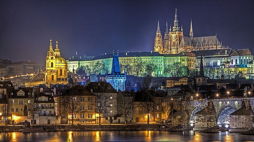 Czech Republic Prague Castle, gothic architecture HD wallpaper
