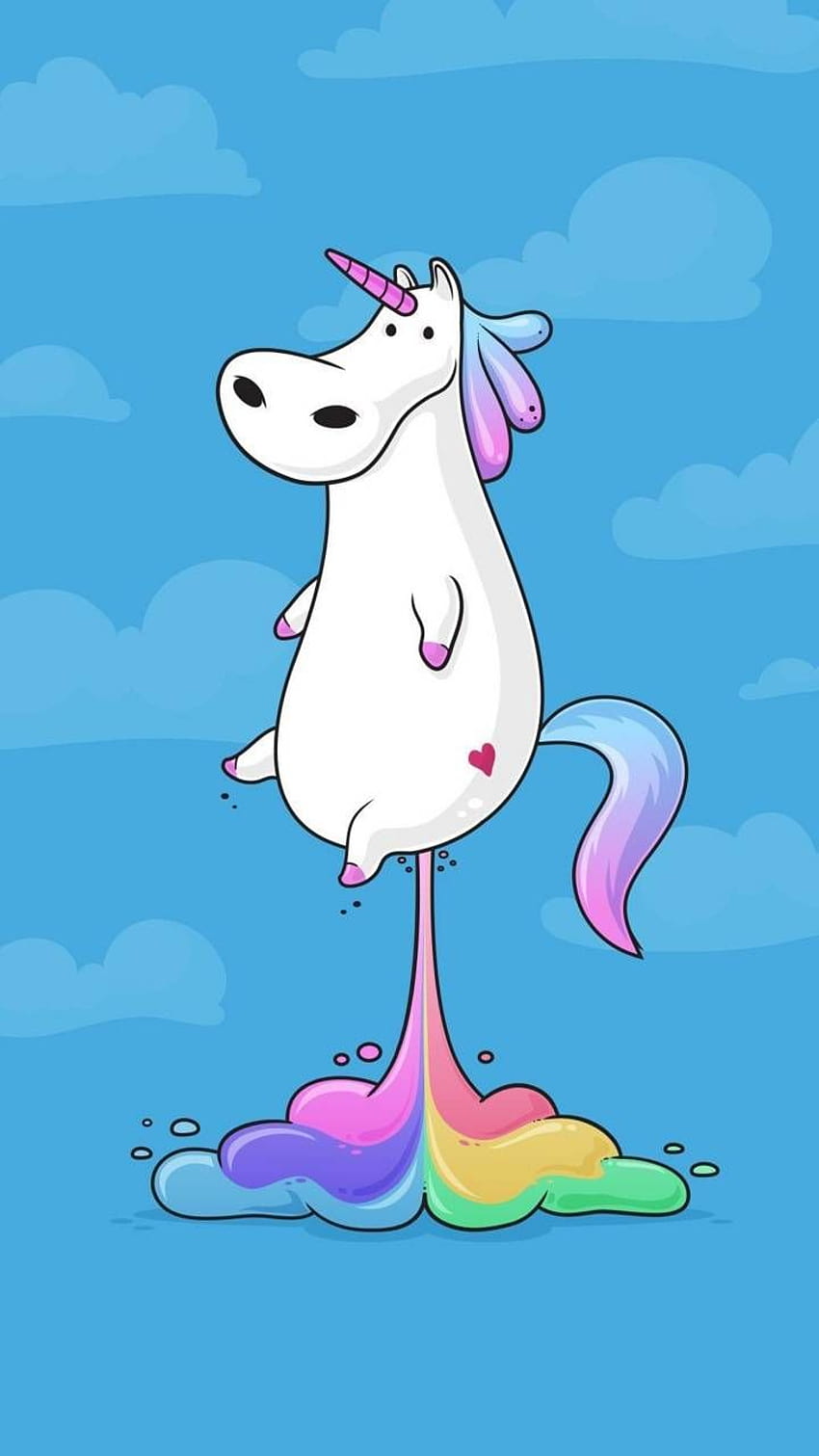 Pedo de unicornio de Sammisamz420, unicornio divertido fondo de pantalla  del teléfono | Pxfuel