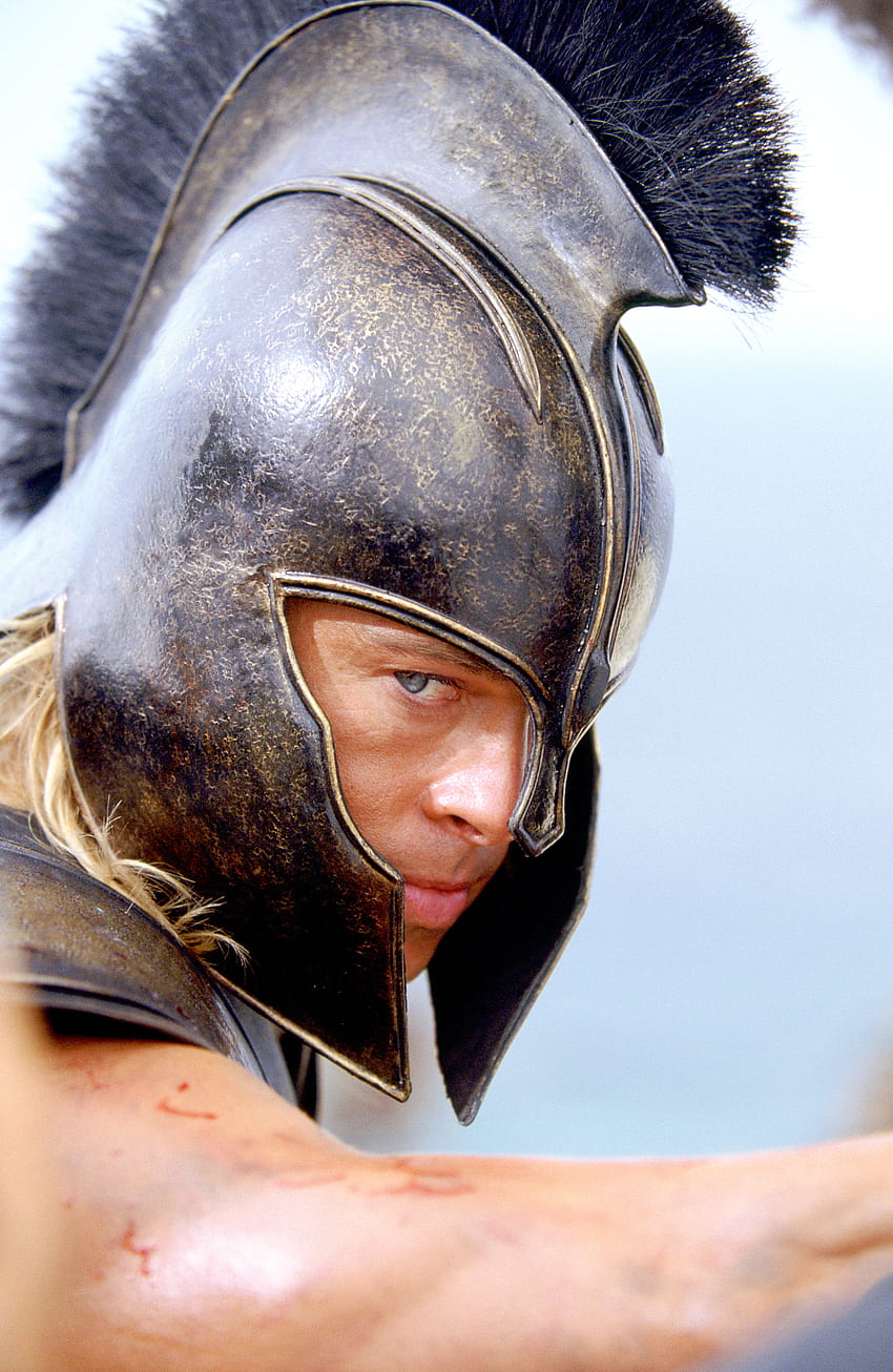 Brad Pitt, Troja, Achilles, film o Troi Tapeta na telefon HD