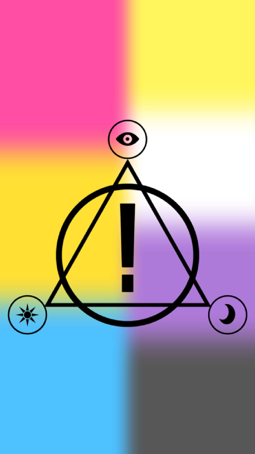 Closed], non binary pansexual HD phone wallpaper