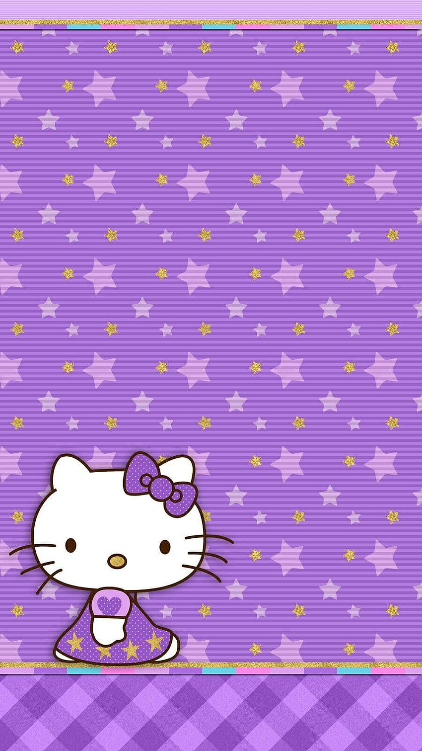 violet twilight hello kitty, miss kitty HD phone wallpaper