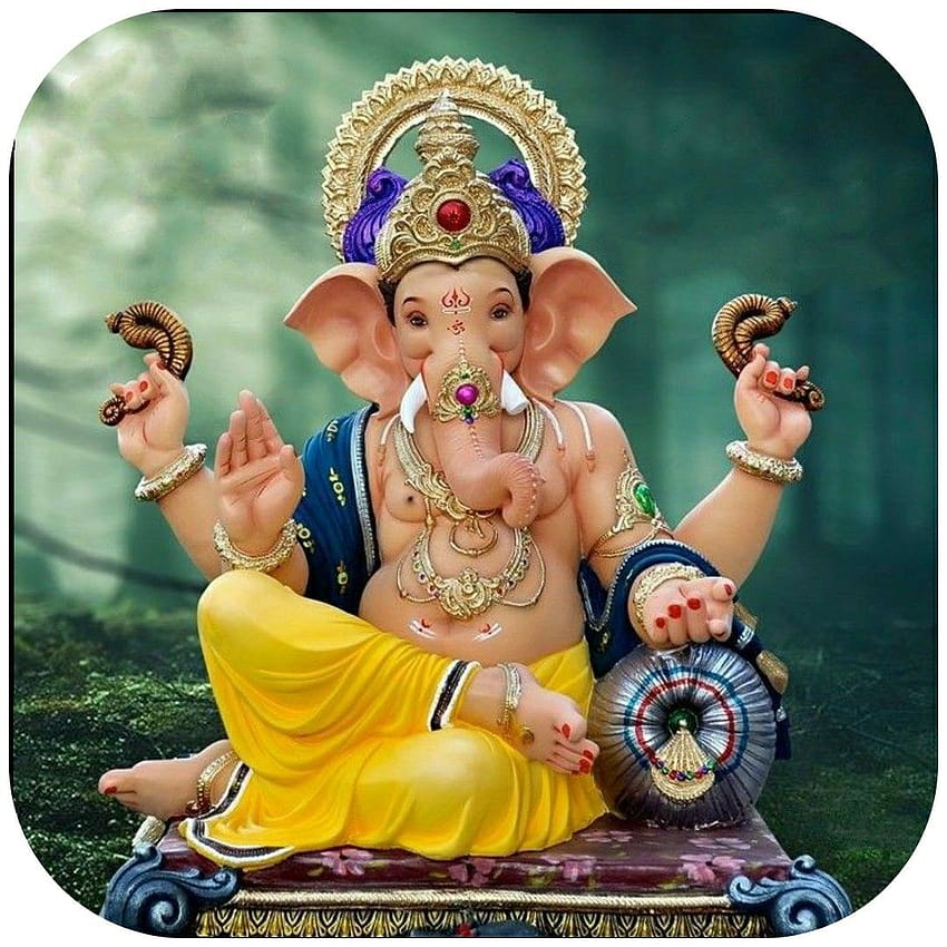bóg bappa Ganesha, ganpati bappa pełny iPhone Tapeta na telefon HD