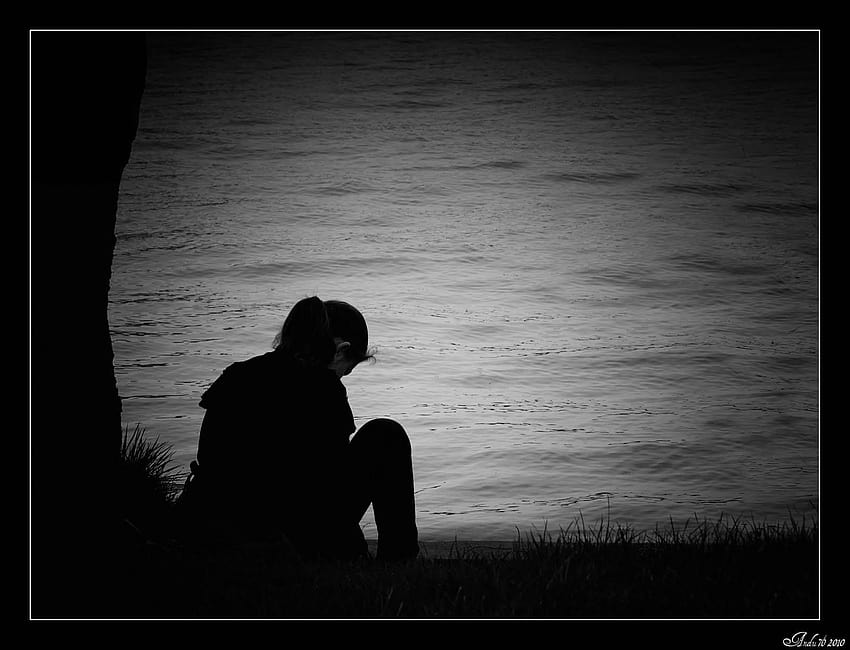 Alone Sad Feeling Boy, най-добър фон любов самотно момче HD тапет
