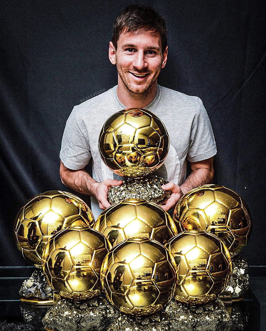 Leo Messi 2021 Ballon d'Or HD phone wallpaper