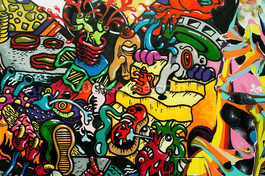 Graffiti Art Wall Mural HD wallpaper