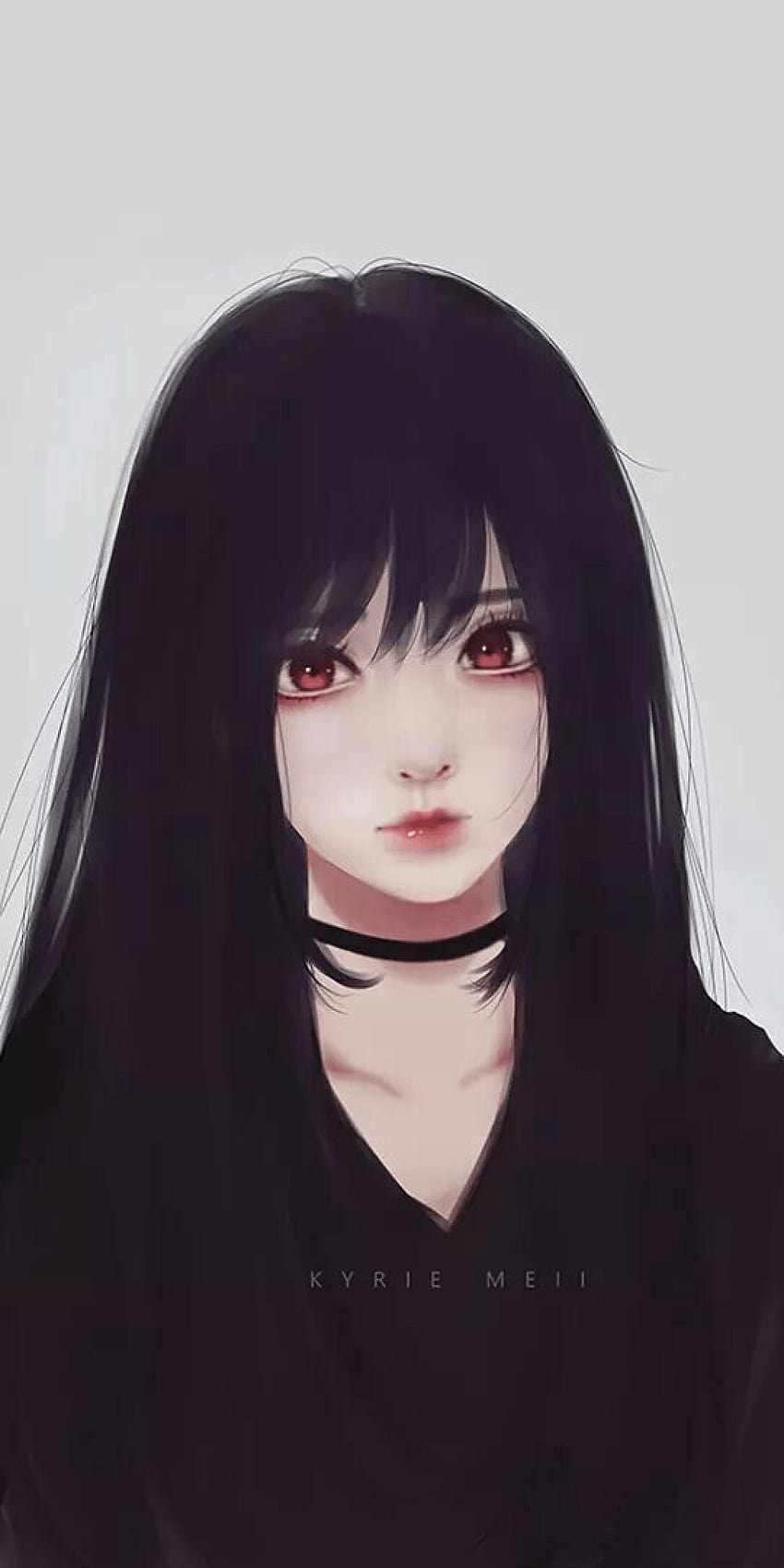 Anime Korean Sad, realistischer Anime für koreanische Mädchen HD-Handy-Hintergrundbild