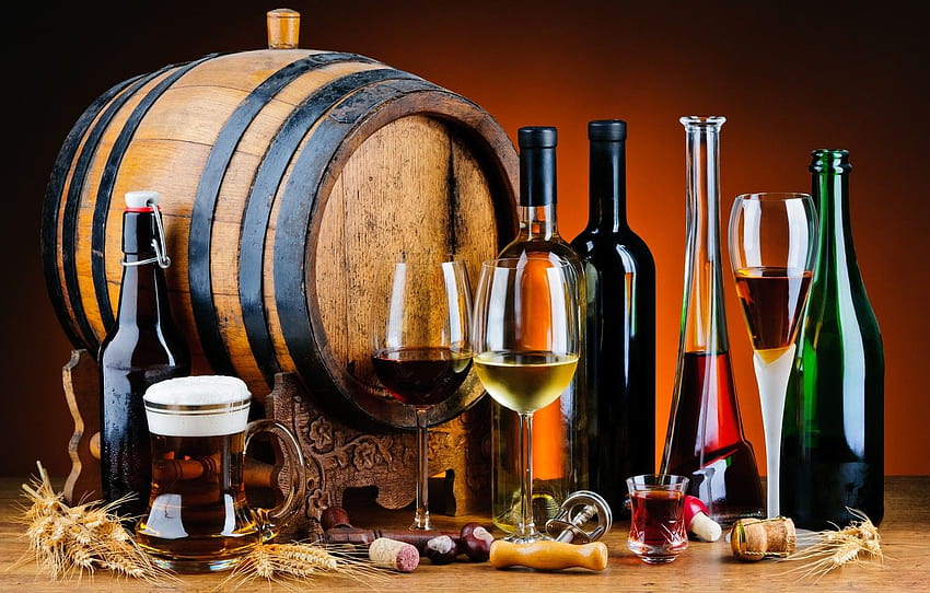 legno, botte, aromi, bevande alcoliche per Sfondo HD