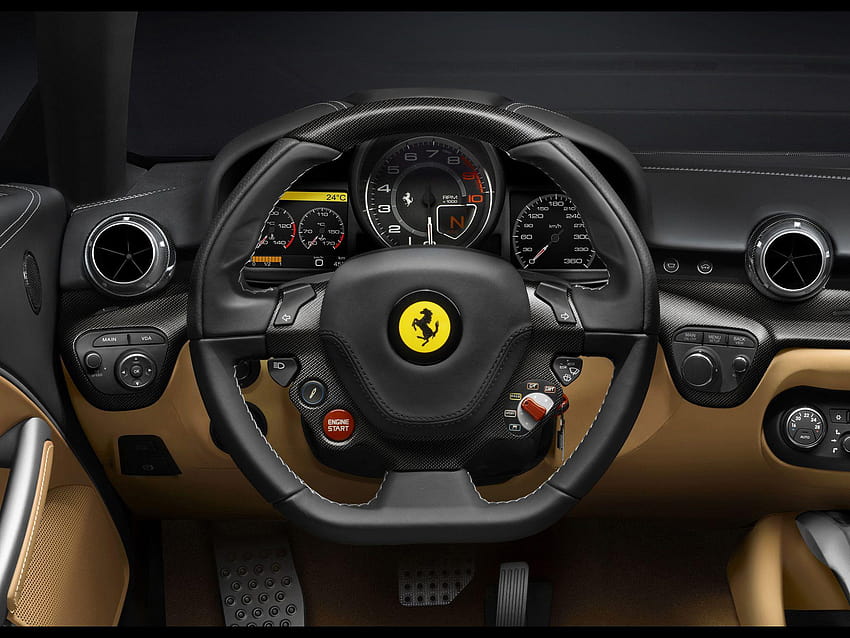 Ferrari Dashboard, car dashboard HD wallpaper