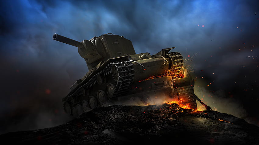 WOT Tanks Russian KV, kv 2 HD wallpaper