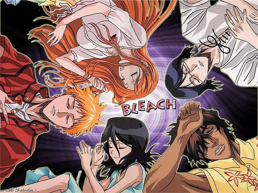 Anime Uryu Ishida Ichigo Kurosaki Bleach Yasutora Sado Rukia HD ...