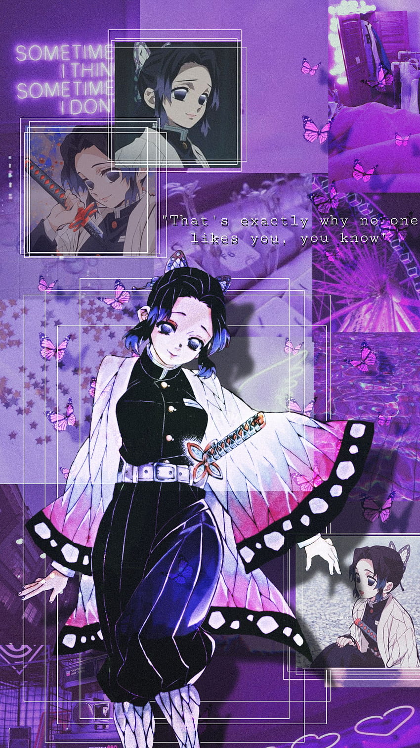 Shinobu in 2020, aesthetic anime character HD phone wallpaper