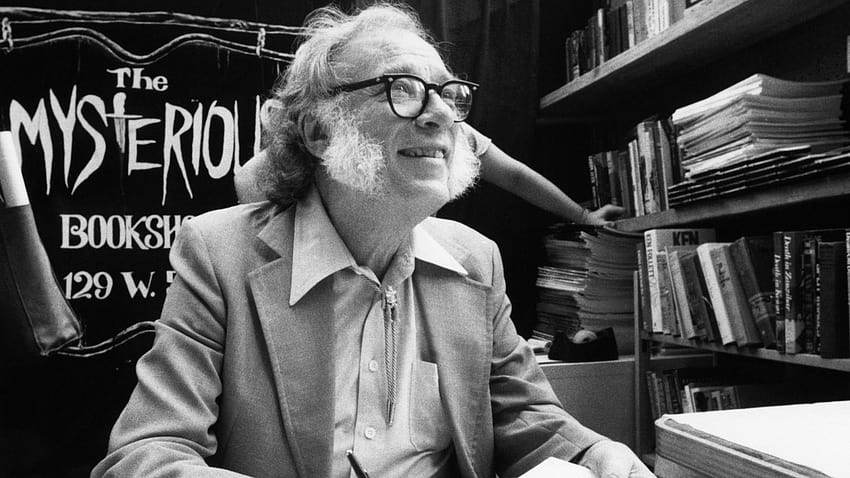 Isaac Asimov เขียนหนังสือเกือบ 500 เล่มในชีวิตของเขา วอลล์เปเปอร์ HD