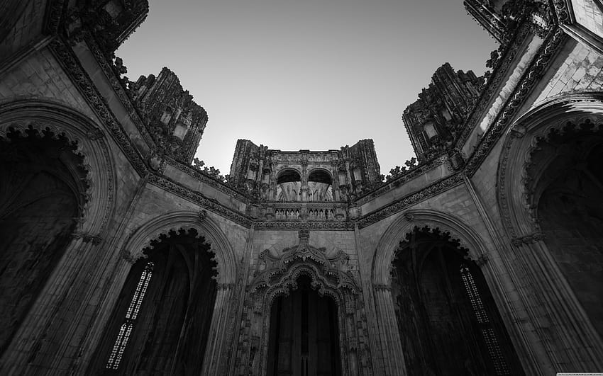 Gotische Architektur gepostet von Ryan Tremblay, dunkle Architektur HD-Hintergrundbild