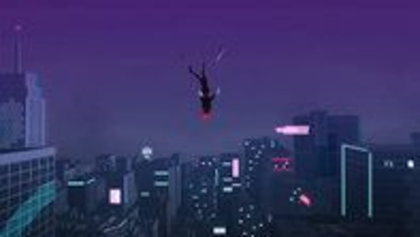 Springen Sie mit Faith Spider Man in den Spinnenvers, Meilen Moral sinkt HD-Hintergrundbild
