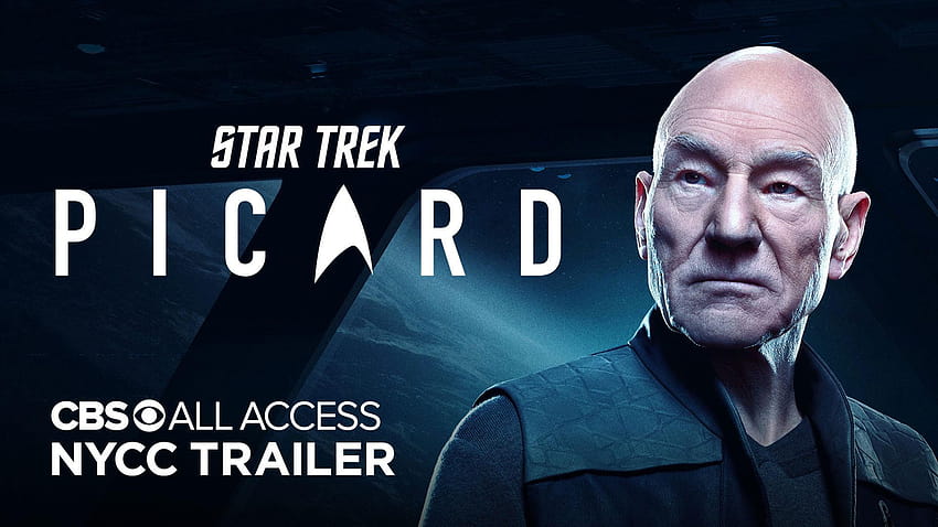 Obejrzyj zwiastun filmu NYCC Star Trek: Picard, Coming To CBS, Star Trek Picard Tapeta HD