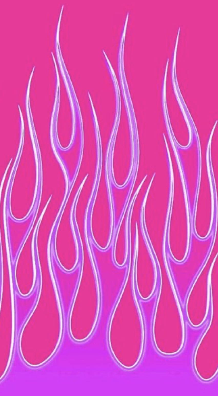 Super cute bright pink flame  hot pink aesthetic HD phone wallpaper   Pxfuel