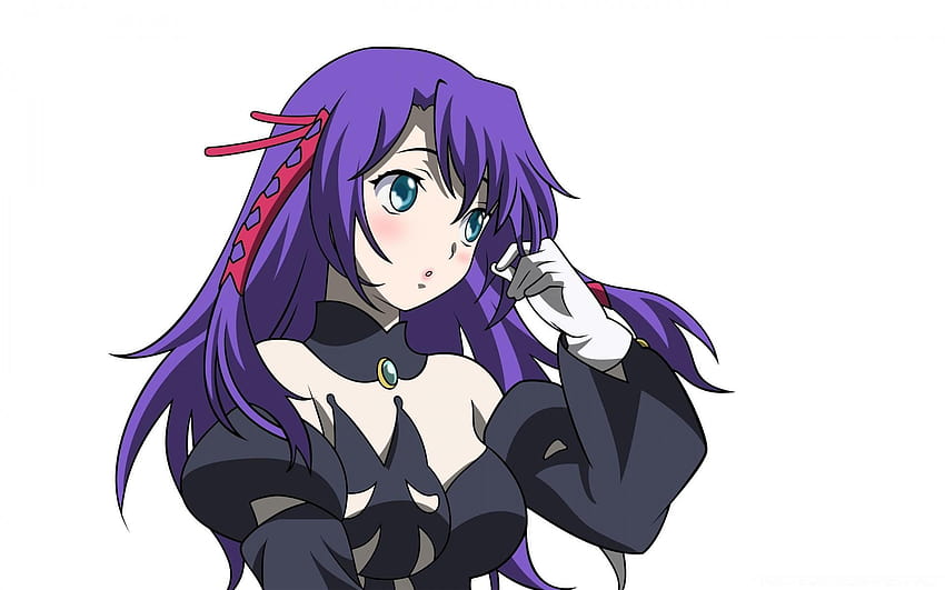 Anime Girl With Purple Hair, anime girl violet HD wallpaper