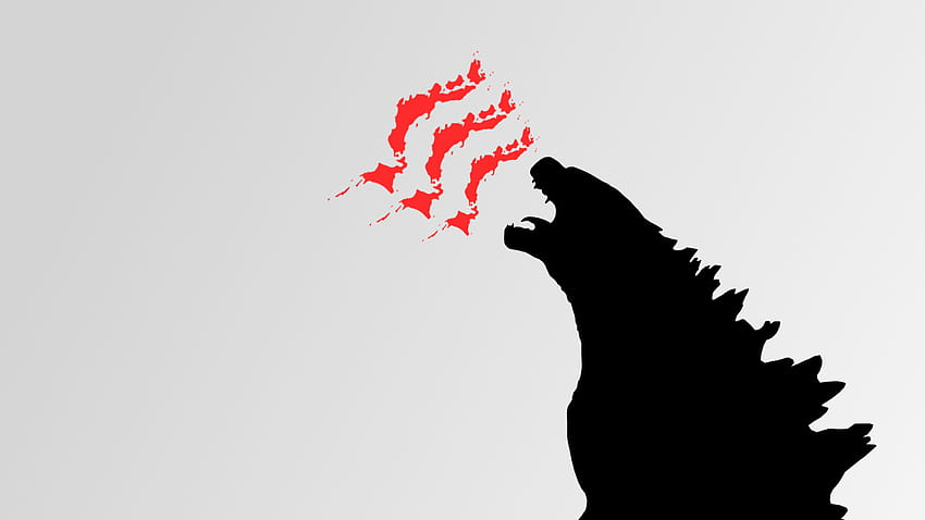 Godzilla Black and White Logo